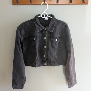 Women's Black Denim Jacket NWOT
